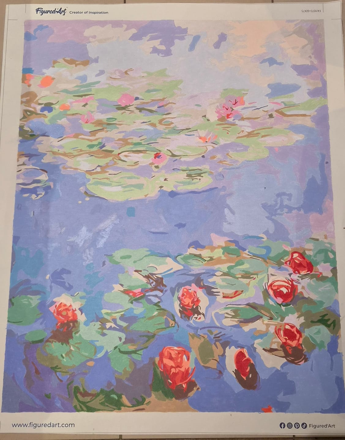Customer photo review of Nymphéas rouges - Monet