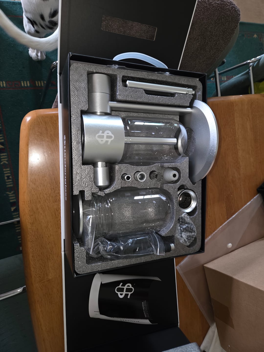 Customer photo review of Gravity 360 Premium Hookah Waterpipe