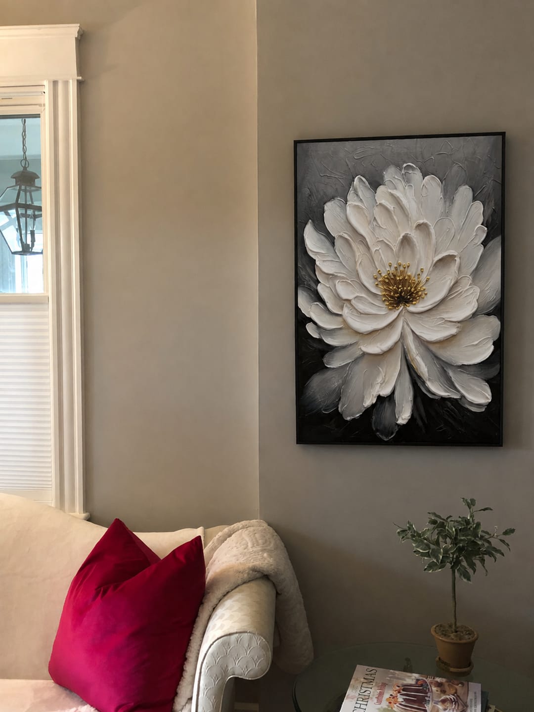 Customer photo review of Flower & Tree Abstract Texture Canvas # FT 397