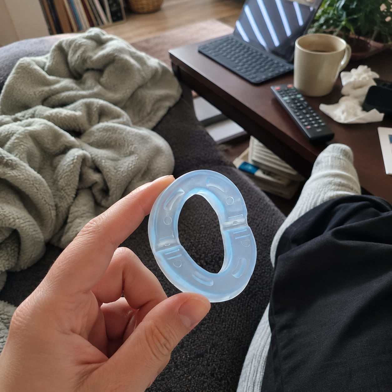 Customer photo review of GlowStep - Silent Anti-Snoring Mouth Guard™