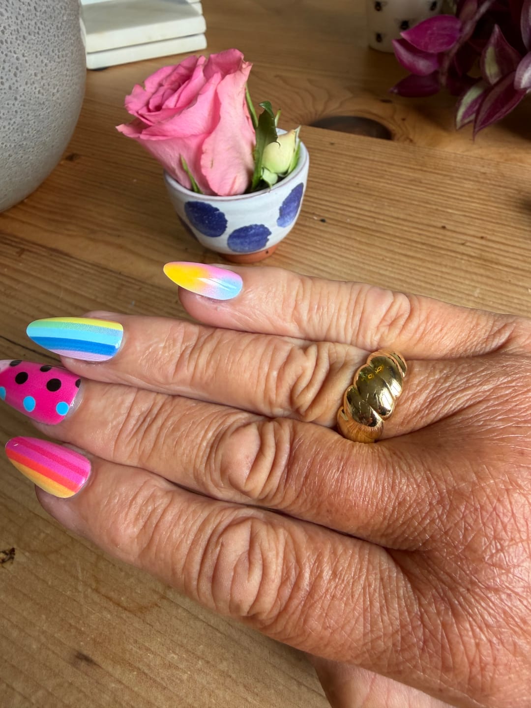 Customer photo review of Chunky Valencia Ring