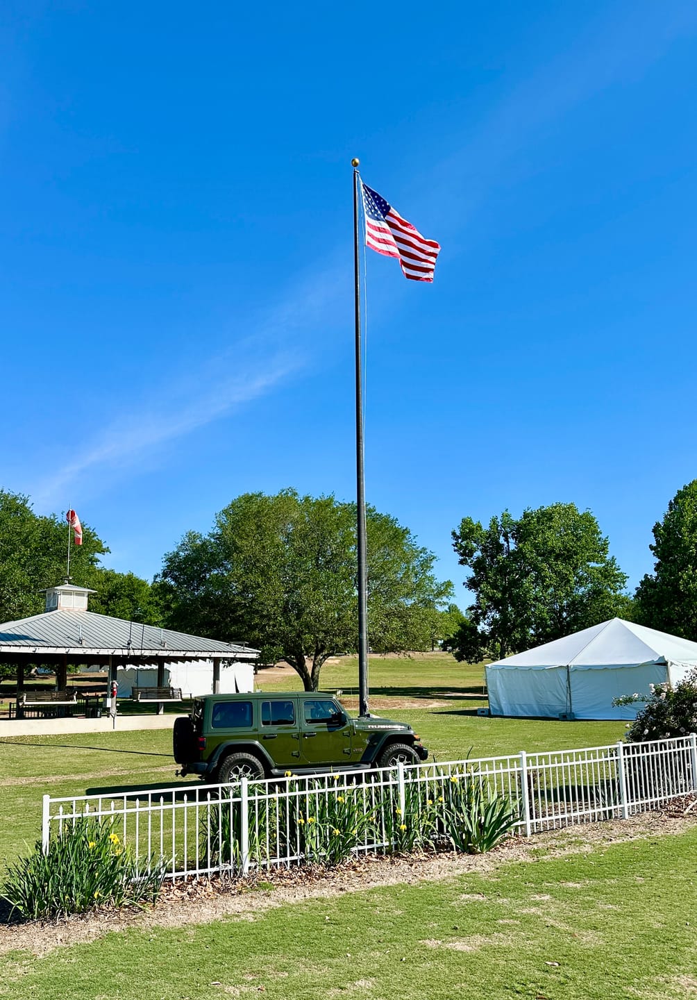 Customer photo review of 3' x 5' Bennington Flag