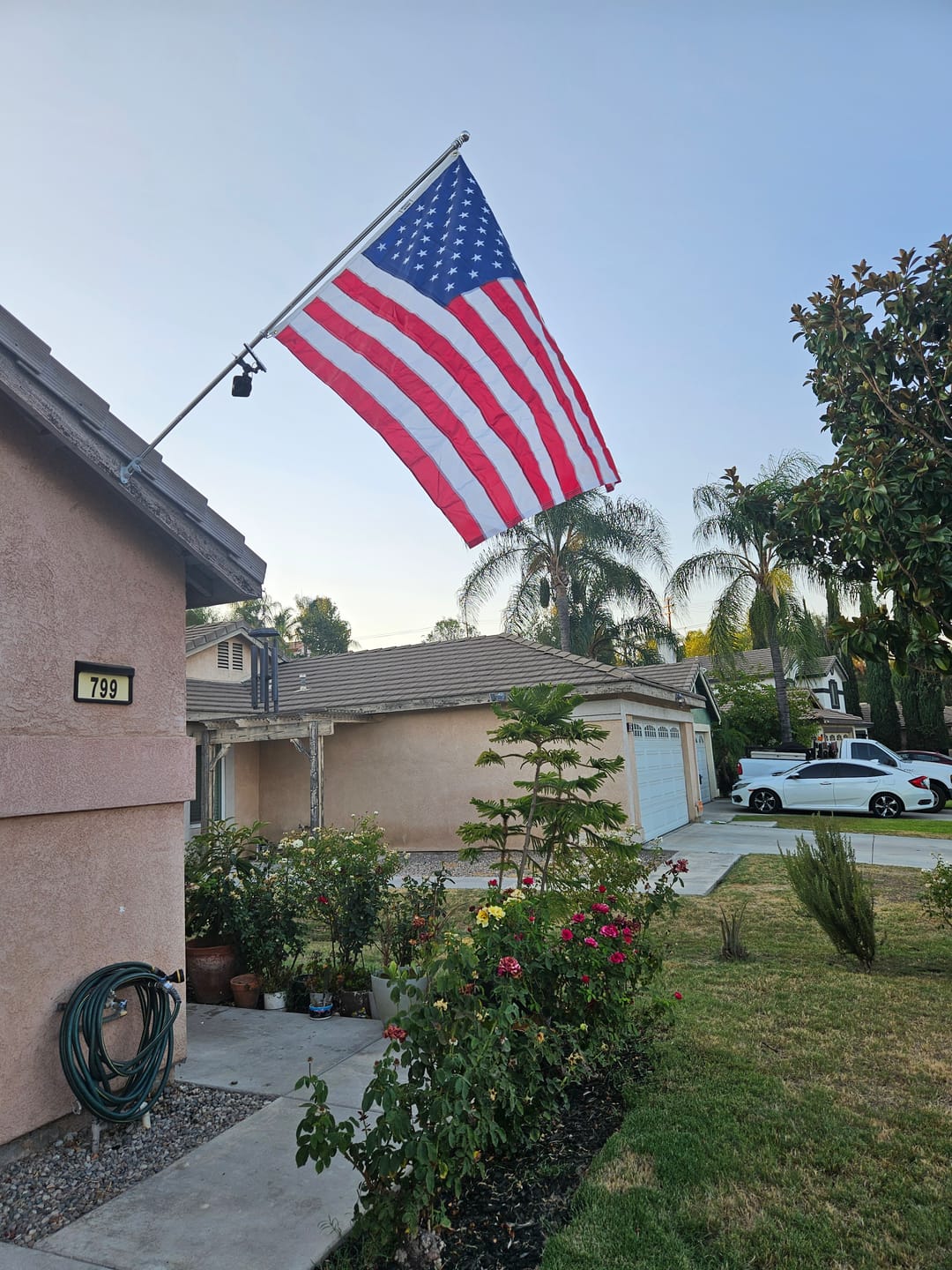 Customer photo review of 4' x 6' American Flag