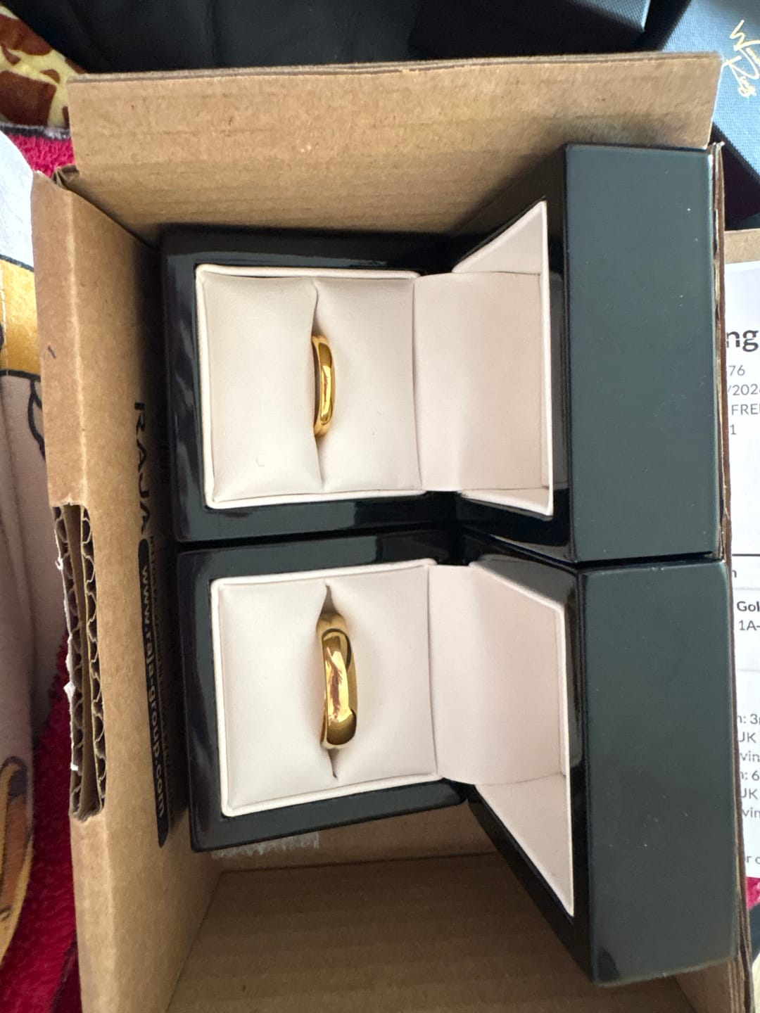 Customer photo review of Gold Wonder Ring Set