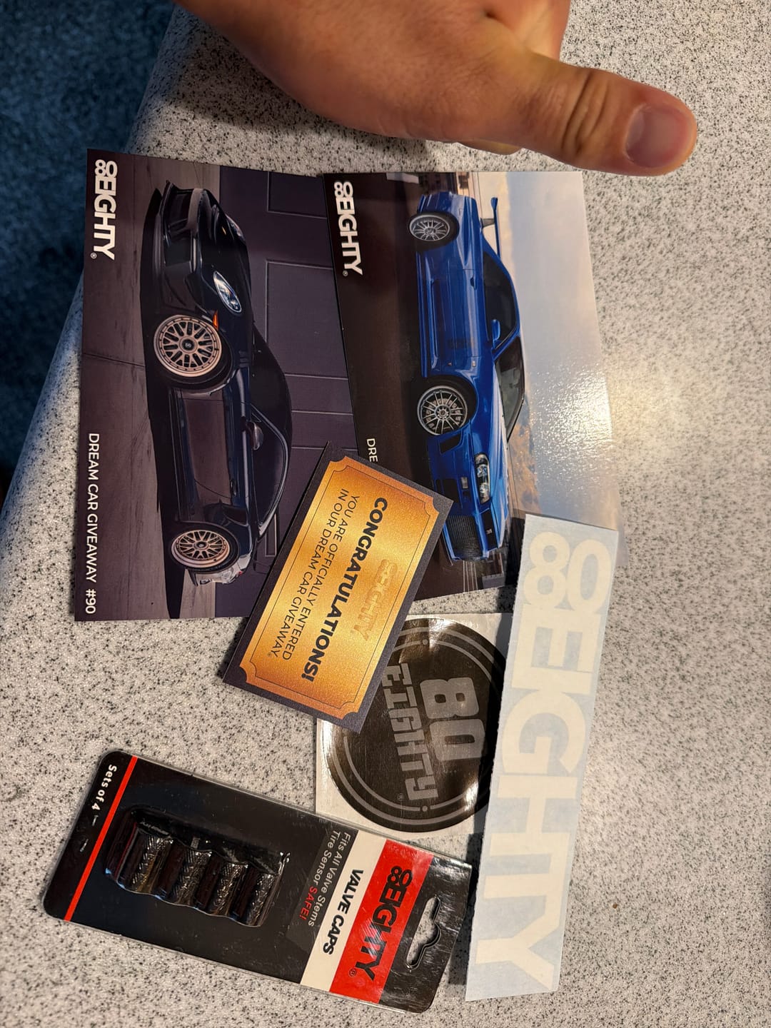 Customer photo review of 80Eighty® Valve Stem Caps