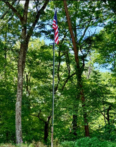 Customer photo review of 4' x 6' American Flag