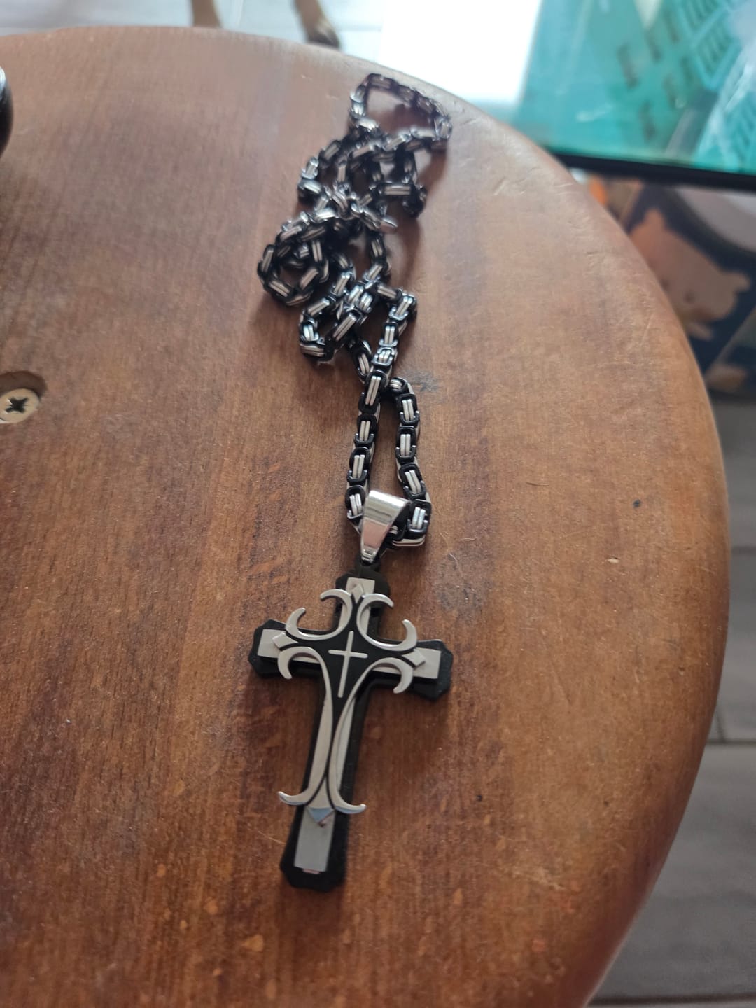 Customer photo review of Collier Croisé de l'Espoir