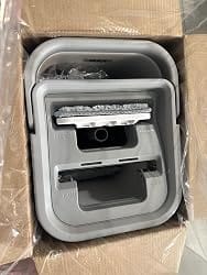Customer photo review of Flat Mop and Bucket Set with Wringer — Dual Chamber Dry & Wet Separation, 3 Washable Microfiber Pads, Stainless Steel Handle