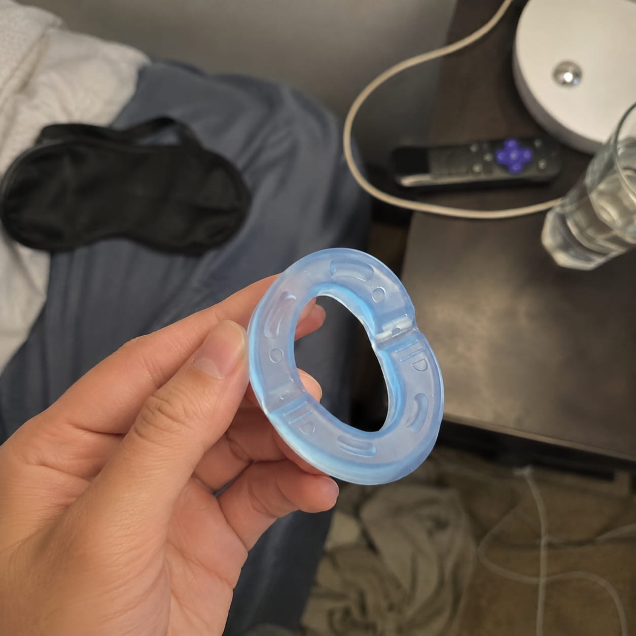 Customer photo review of GlowStep - Silent Anti-Snoring Mouth Guard™