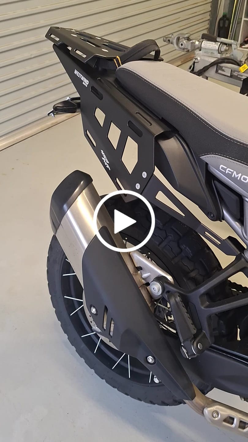 Customer video review of CF450MT (Ibex 450) Luggage Rack