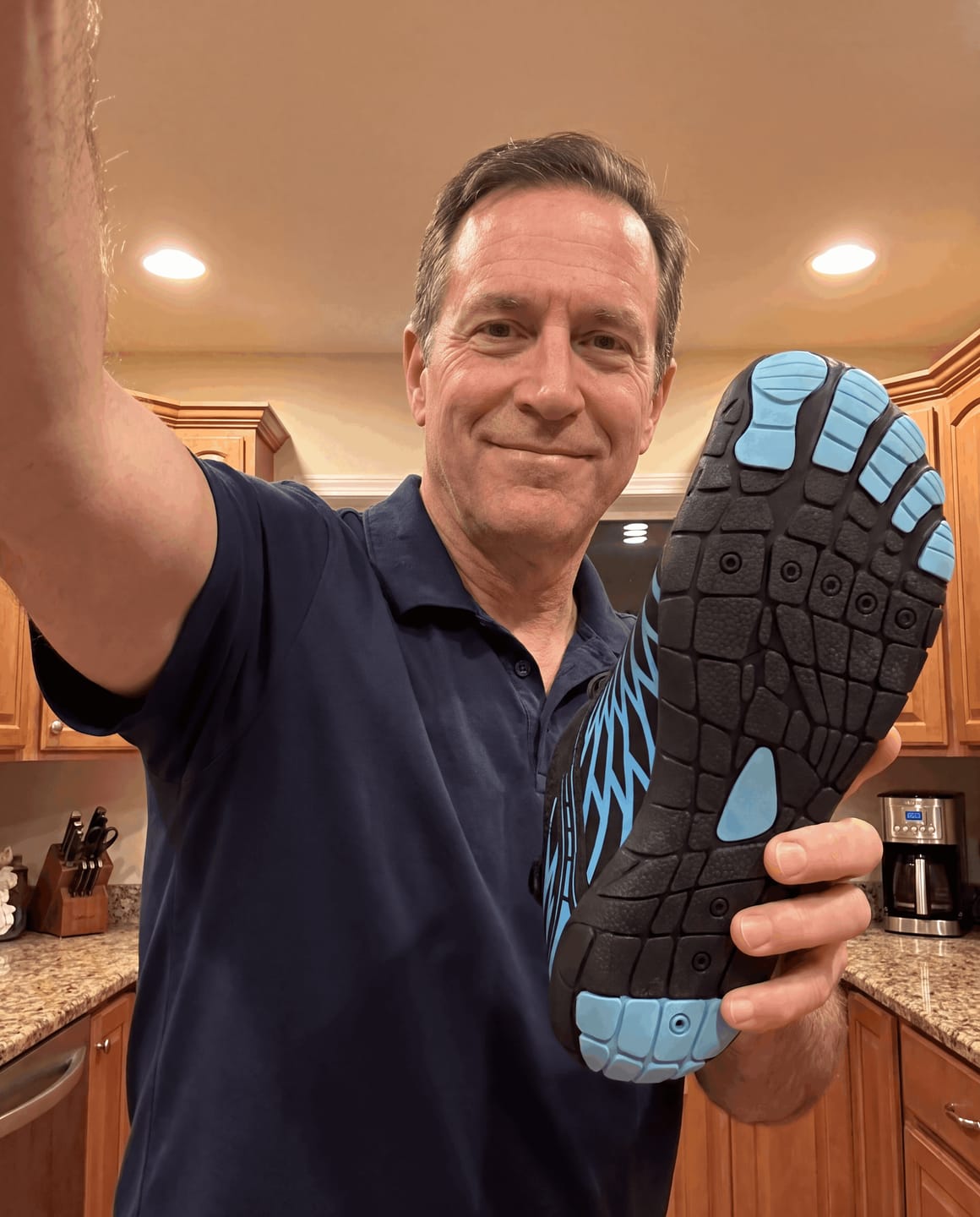 Customer photo review of Grounding Barefoot Shoes with Copper Conductive Sole