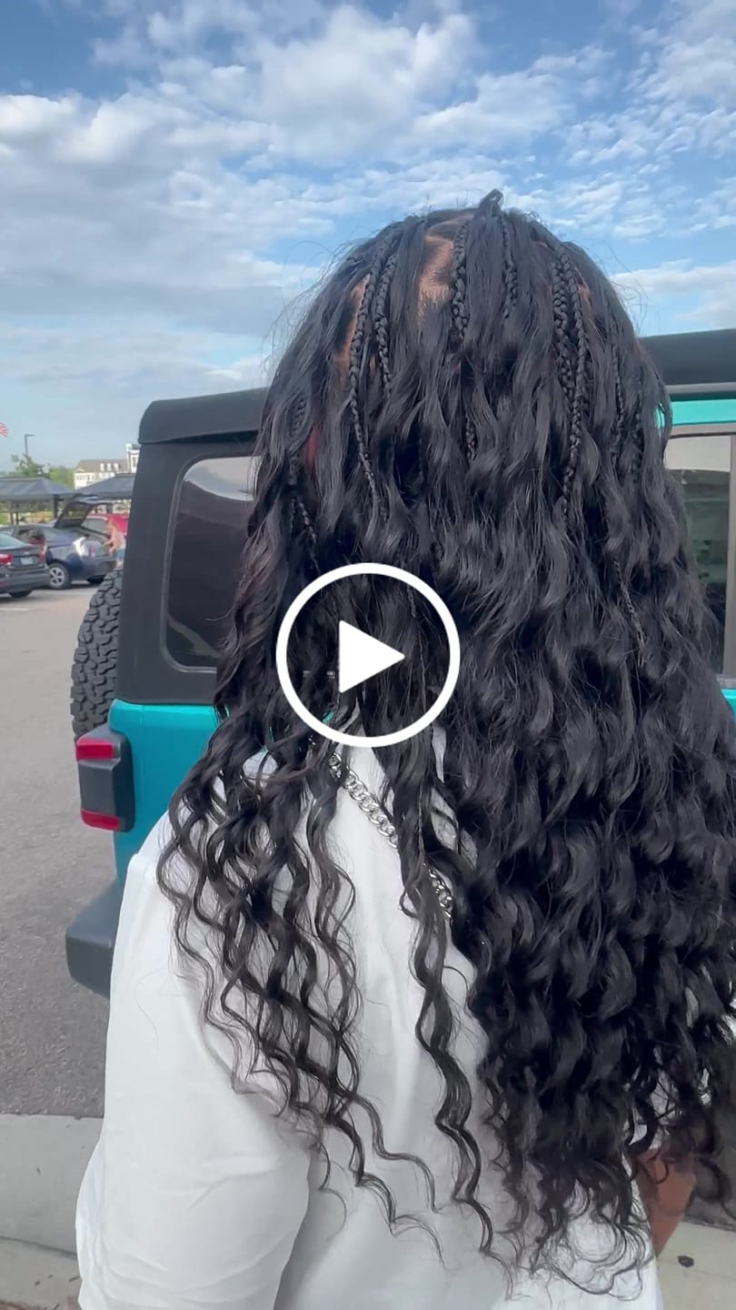 Customer video review of Ywigs Loose Deep Wave Human Crochet Hair for Miracle Knots