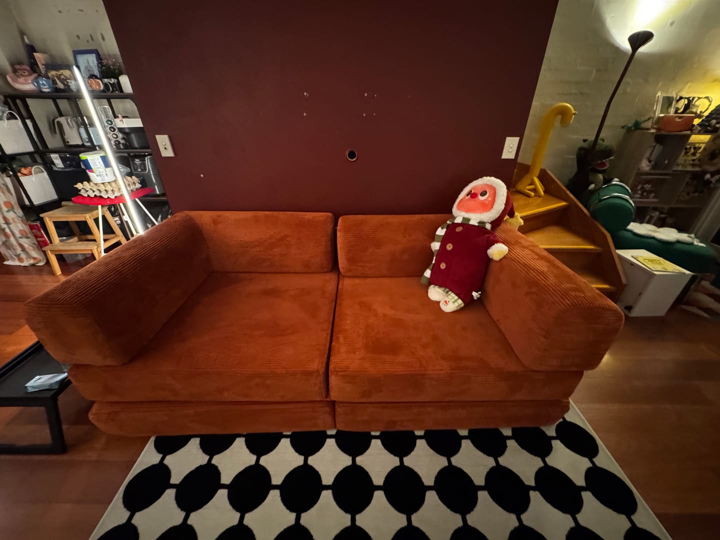 Customer photo review of Nova Modular Sofa Bed-Rust