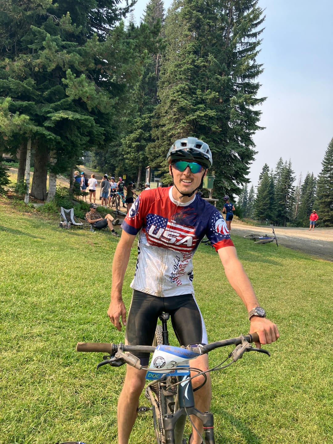 Customer photo review of Men’s Personalized Heritage USA We The People 1776–2026 Cycling Jersey & Kit