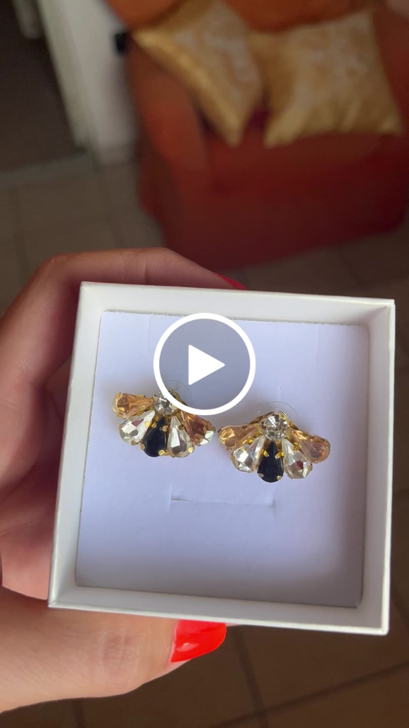 Customer video review of Ventagli - Blu Mare ( Orecchini)