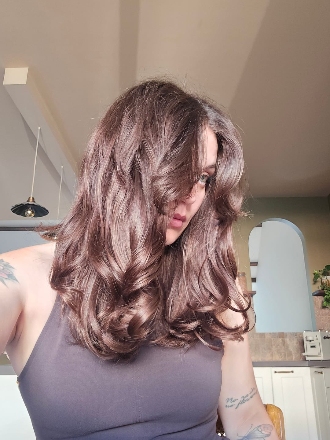 Customer photo review of Lockenband - Leo I Natural
