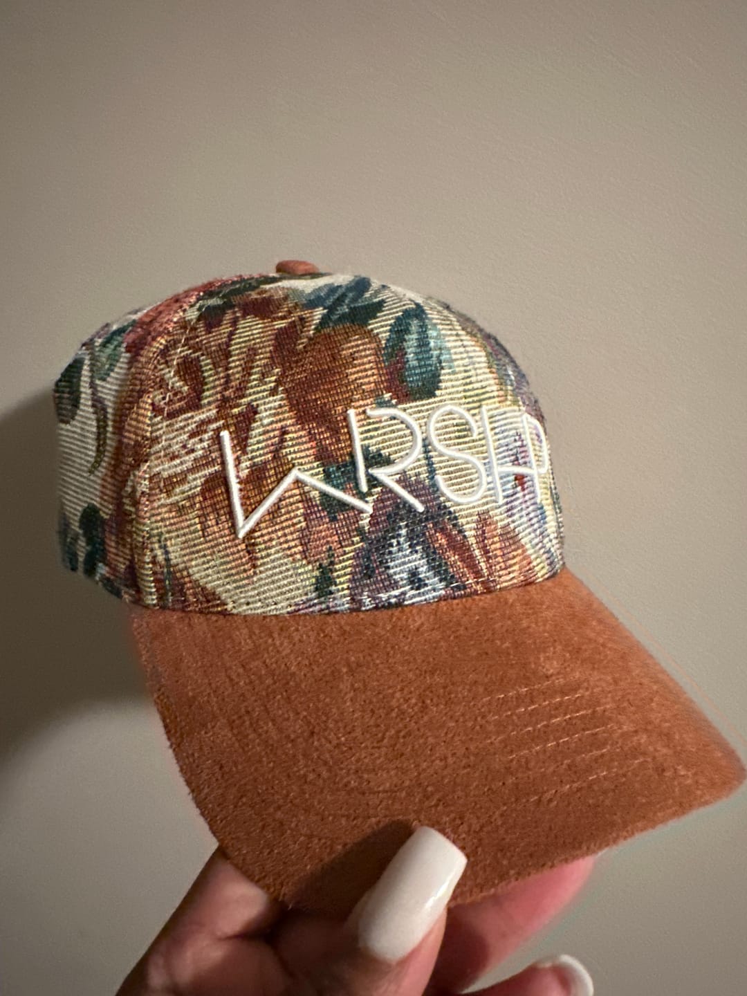 Customer photo review of Floral WRSHP Hat