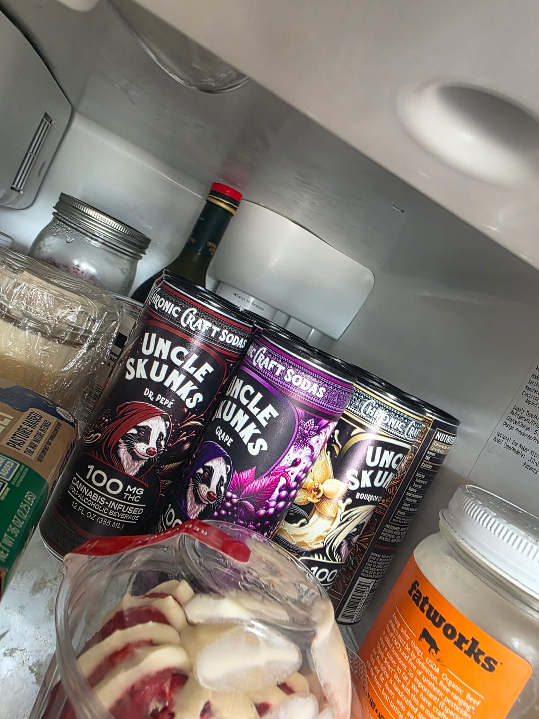 Customer photo review of 8-Flavor Variety Pack | 100 mg | 12oz Chronic Craft Sodas