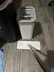Customer photo review of Flat Mop and Bucket Set with Wringer — Dual Chamber Dry & Wet Separation, 3 Washable Microfiber Pads, Stainless Steel Handle