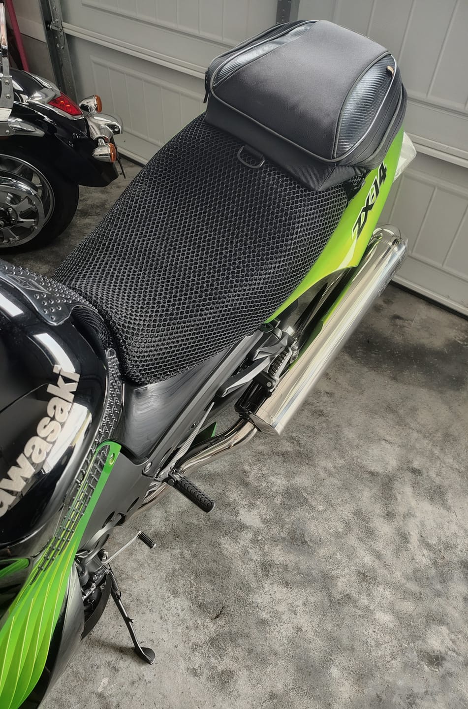 Customer photo review of Wind Rider Seat Cover