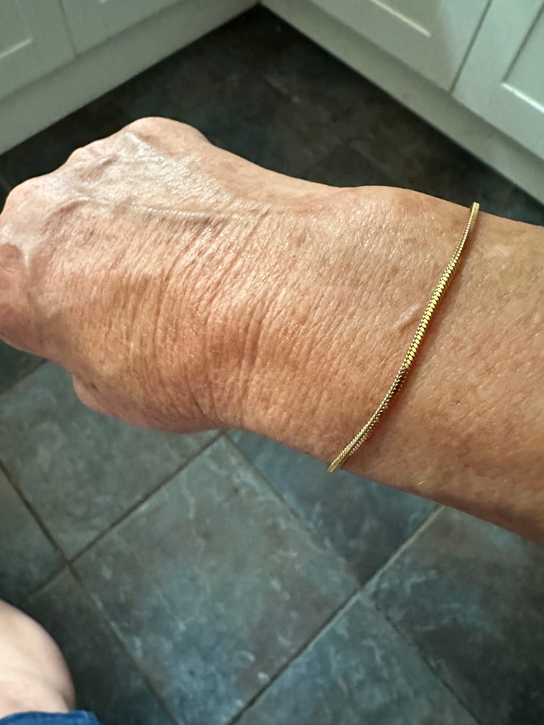 Customer photo review of Minimal Square Bracelet