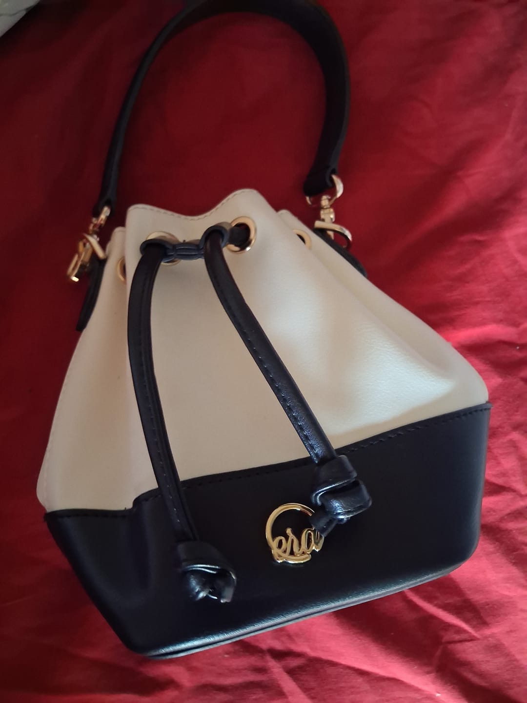 Customer photo review of The Monroe Bucket Bag