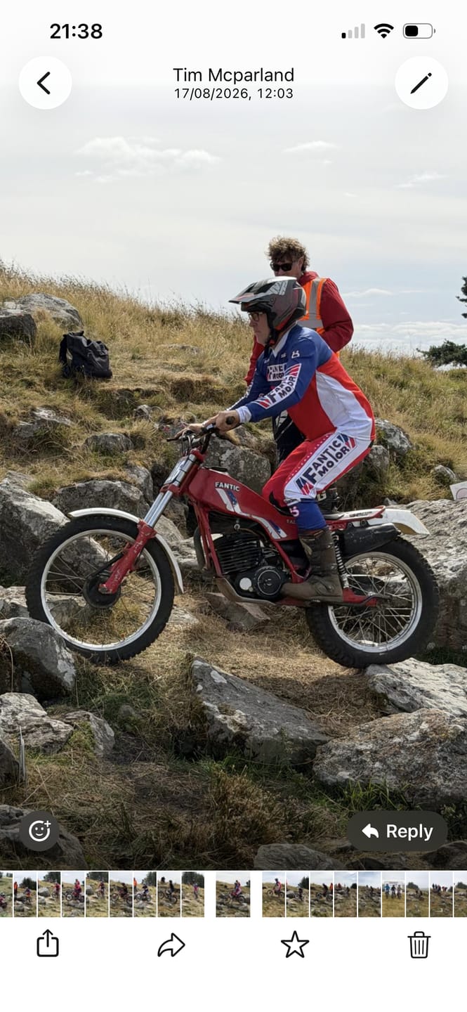 Customer photo review of Trial Clothing Set 2 Custom Fantic Motor