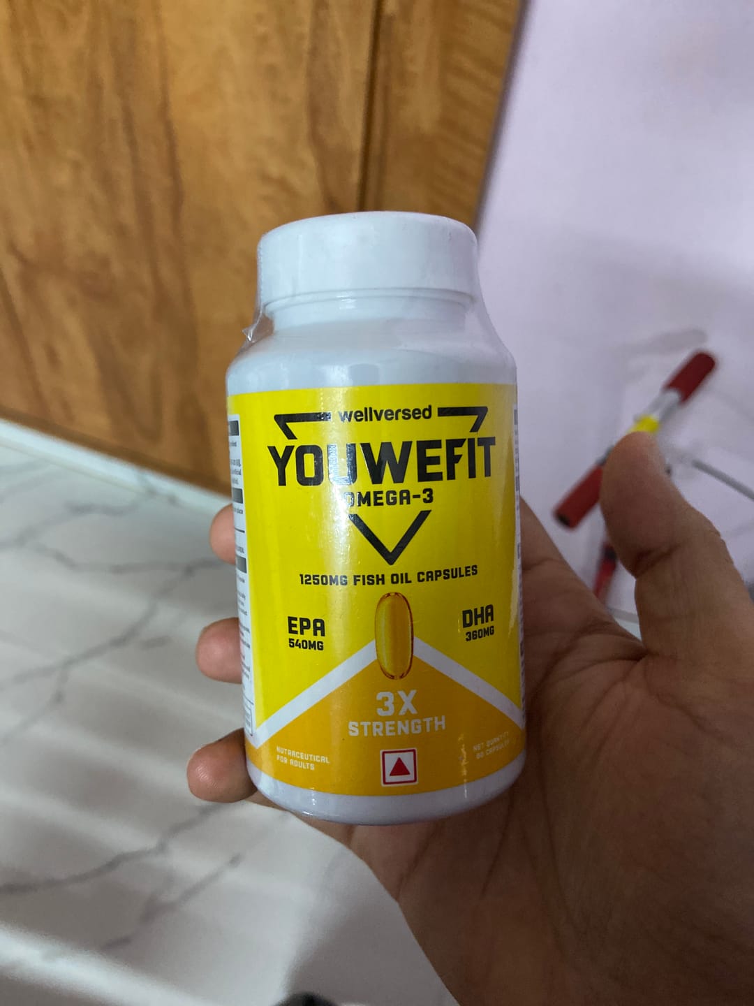 Customer photo review of YouWeFit Omega-3 Fish Oil (90 Capsules), 1250mg