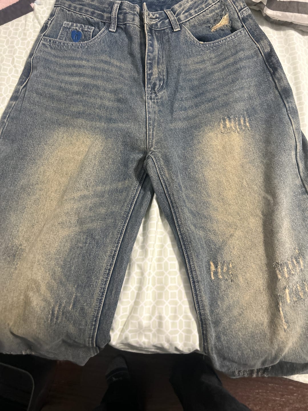 Customer photo review of Aelfric Eden Baggy Jeans