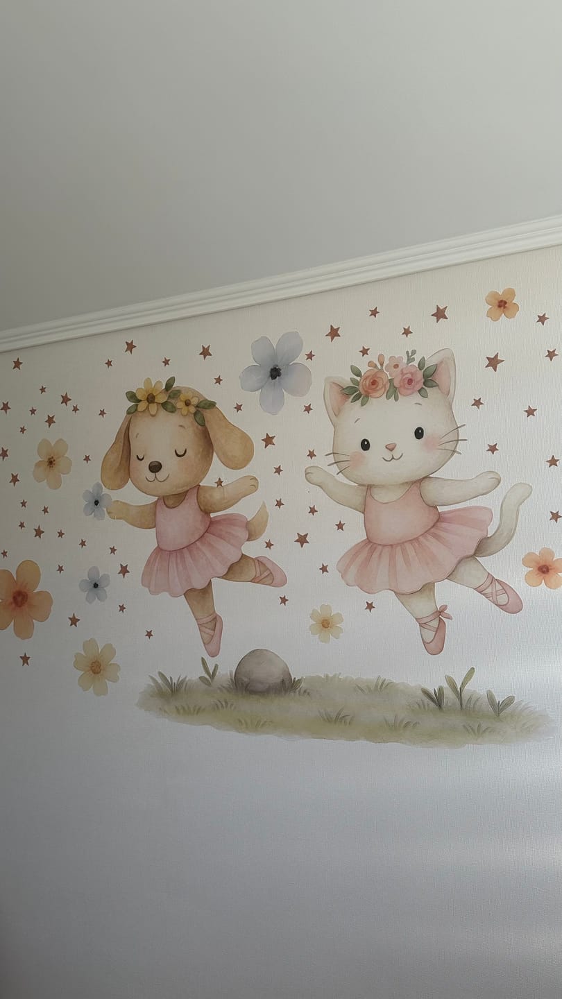 Customer photo review of Bailarinas perrita y gatita