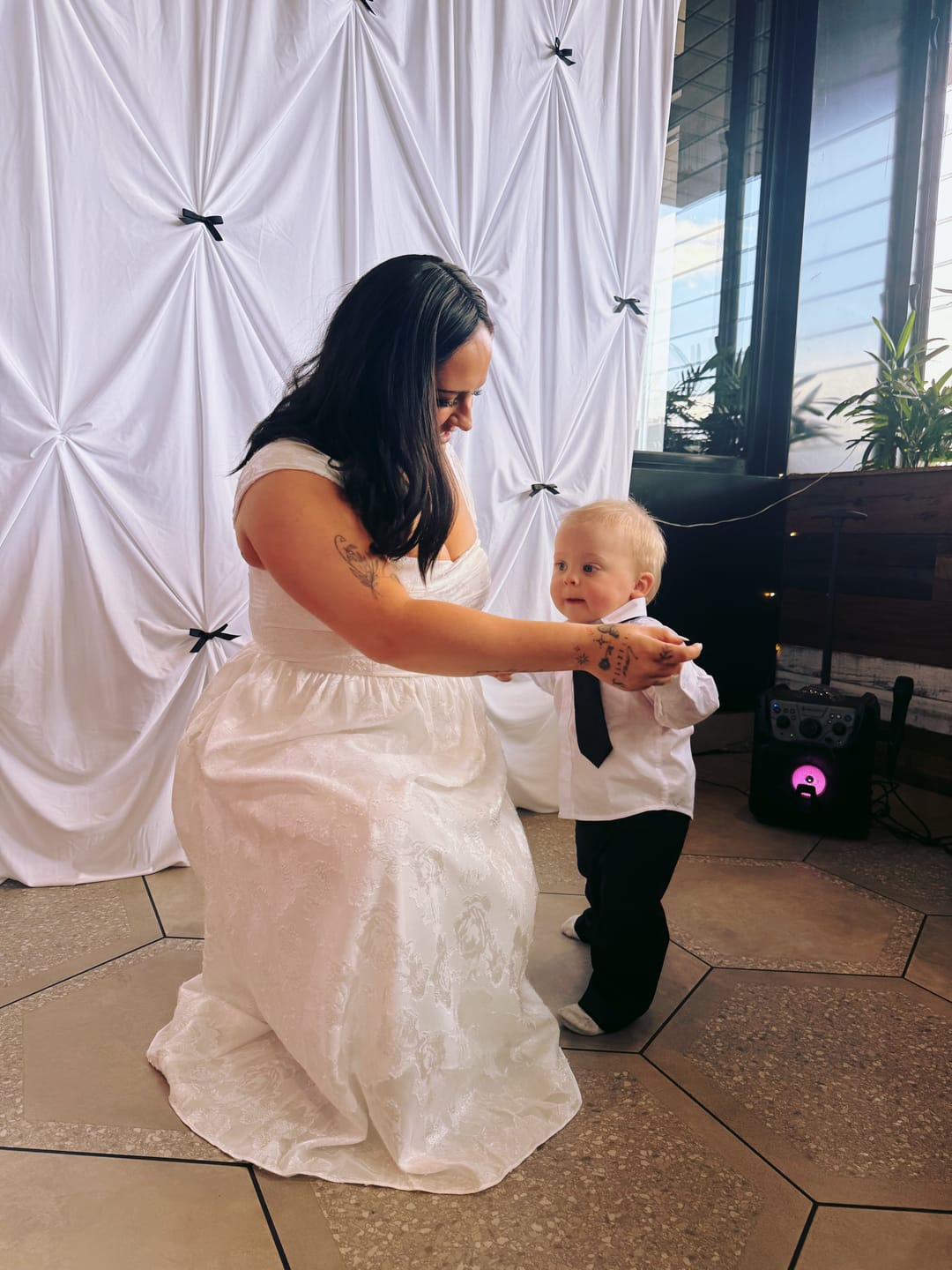 Customer photo review of Natural Black // Silk Topper