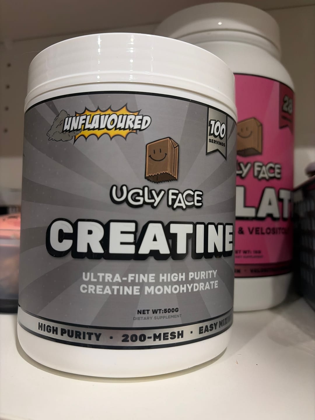 Customer photo review of UGLYFACE® CREATINE MONOHYDRATE