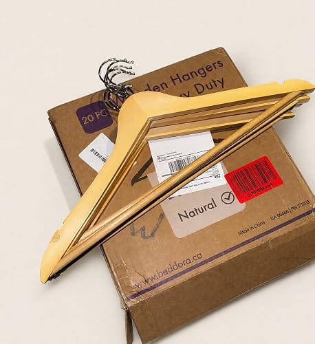 Customer photo review of Solid Wood Hangers