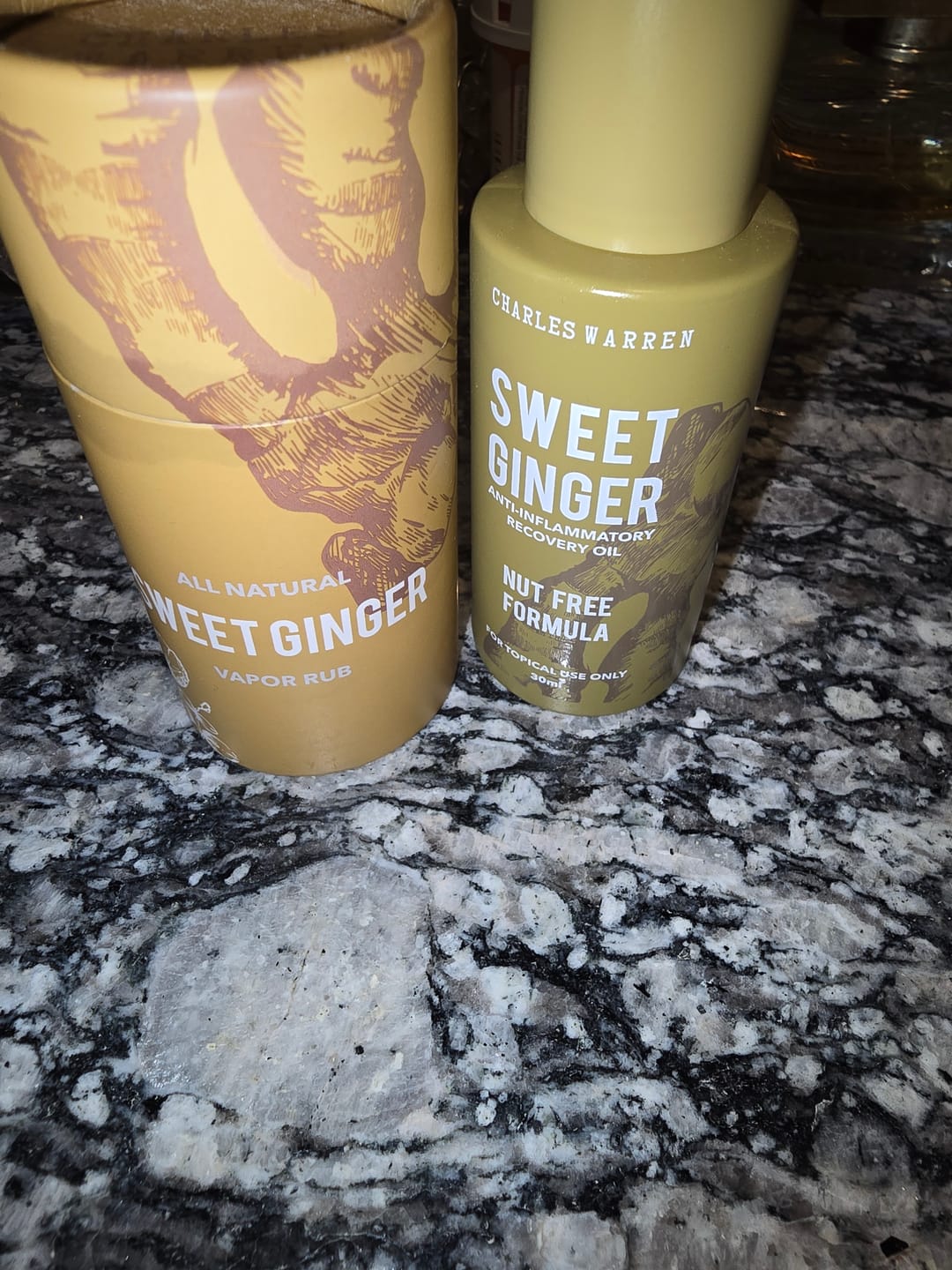 Customer photo review of [Nut-Free] Sweet Ginger Dry Oil for Sensitive Skin