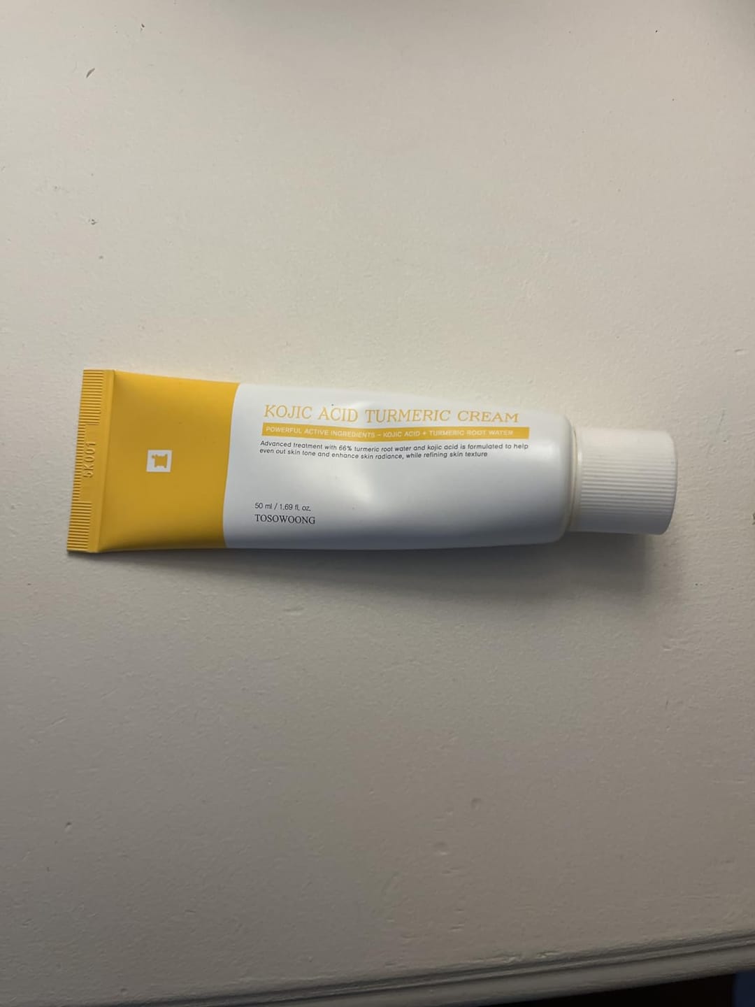 Customer photo review of Kojic Acid Turmeric Cream