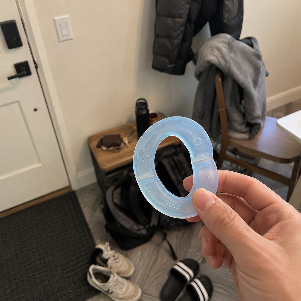 Customer photo review of GlowStep - Silent Anti-Snoring Mouth Guard™