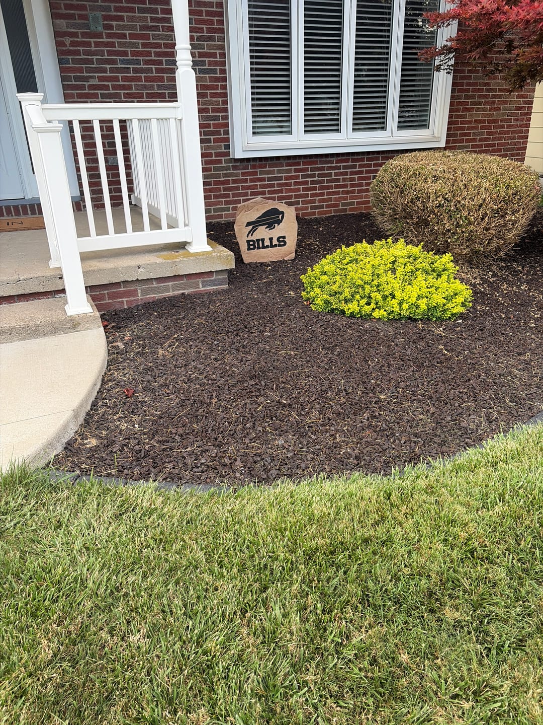 Customer photo review of Buffalo Bills Design-A-Stone Landscape Art