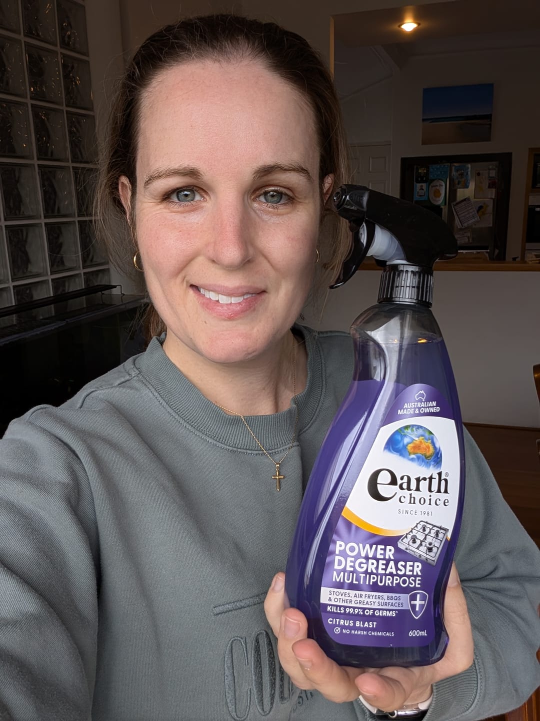 Customer photo review of Earth Choice Power Degreaser Multipurpose 600mL