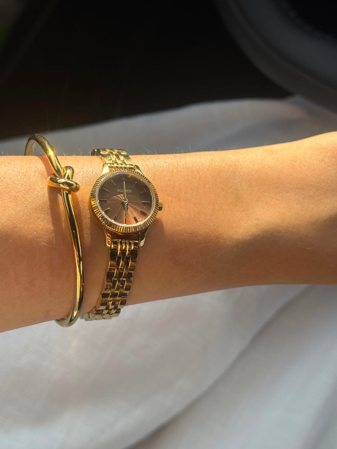Customer photo review of Sophie Gold Brown