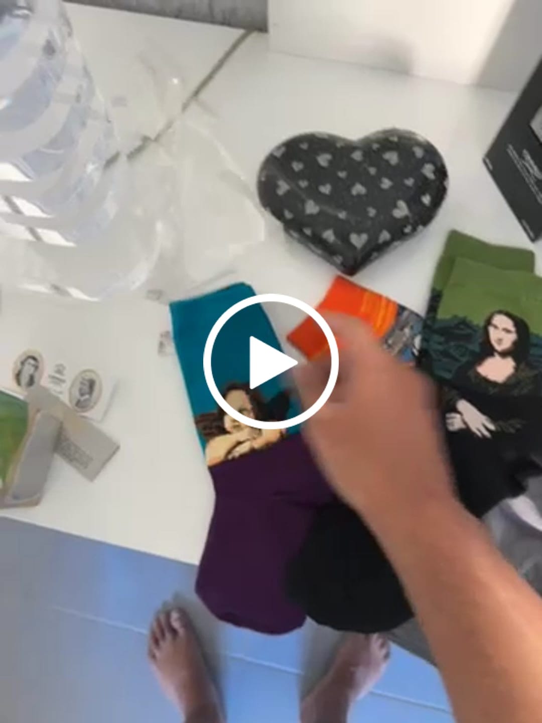 Customer video review of Art Socks bundle - 5 Pairs pack