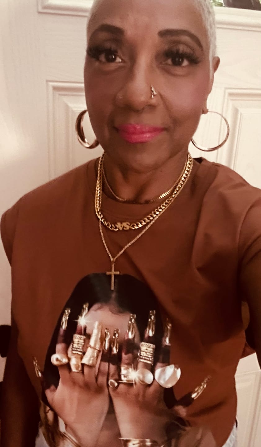 Customer photo review of Initials Choker w/ XL Cuban Chain