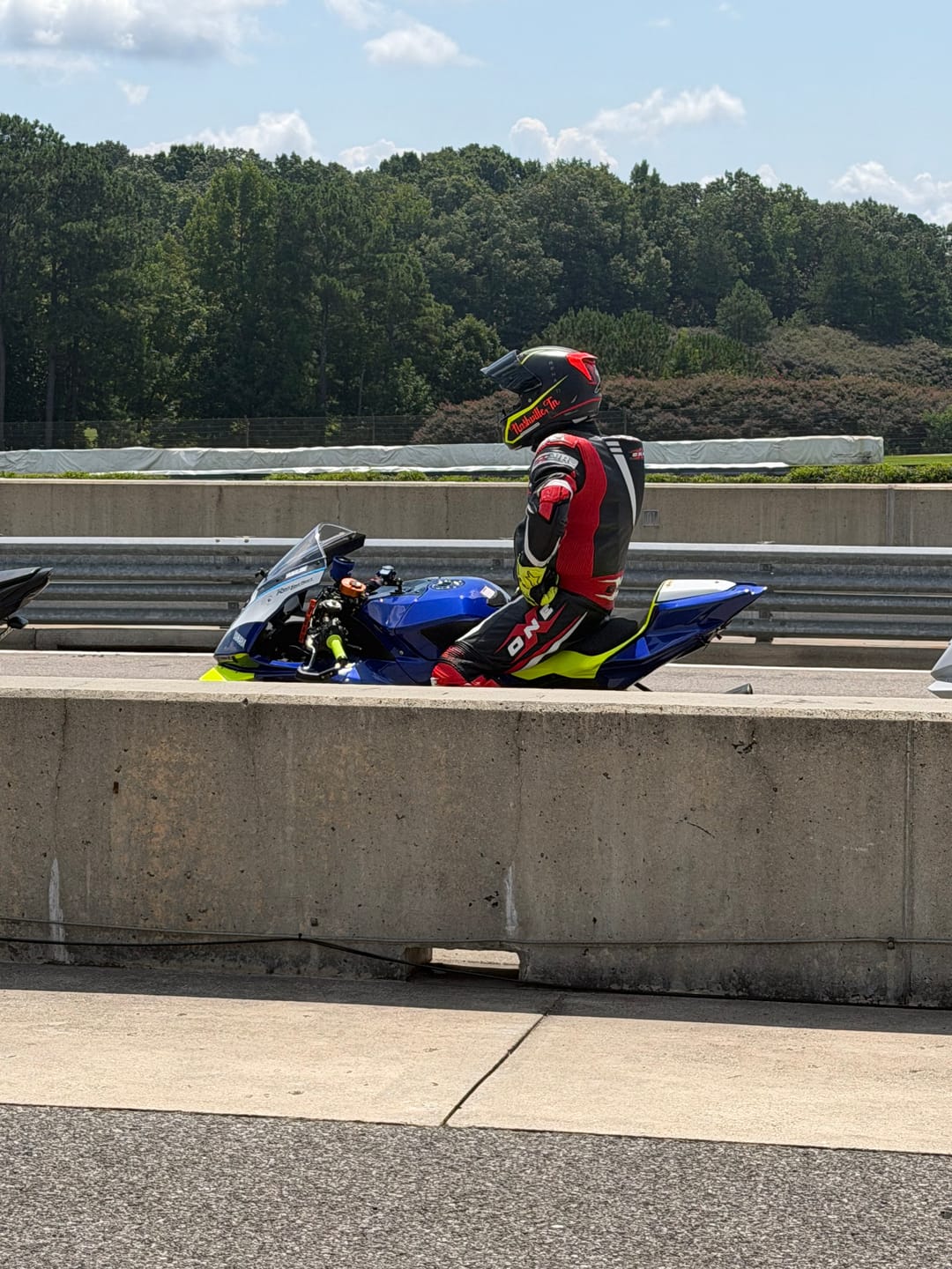 Customer photo review of OneX USA XR22 Airbag Ready Pro Race Suit - Black/Red