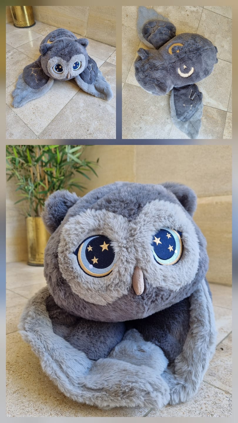 Customer photo review of ✨NEW✨MeWaii® Owl Weighted Stuffed Animal
