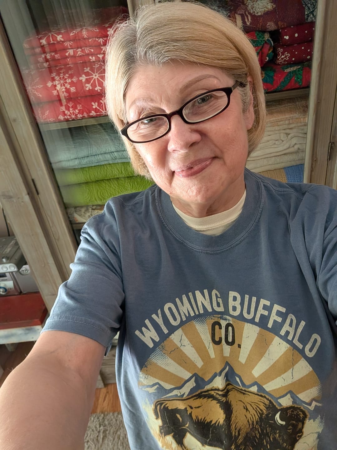 Customer photo review of Wyoming Buffalo Co T-Shirt