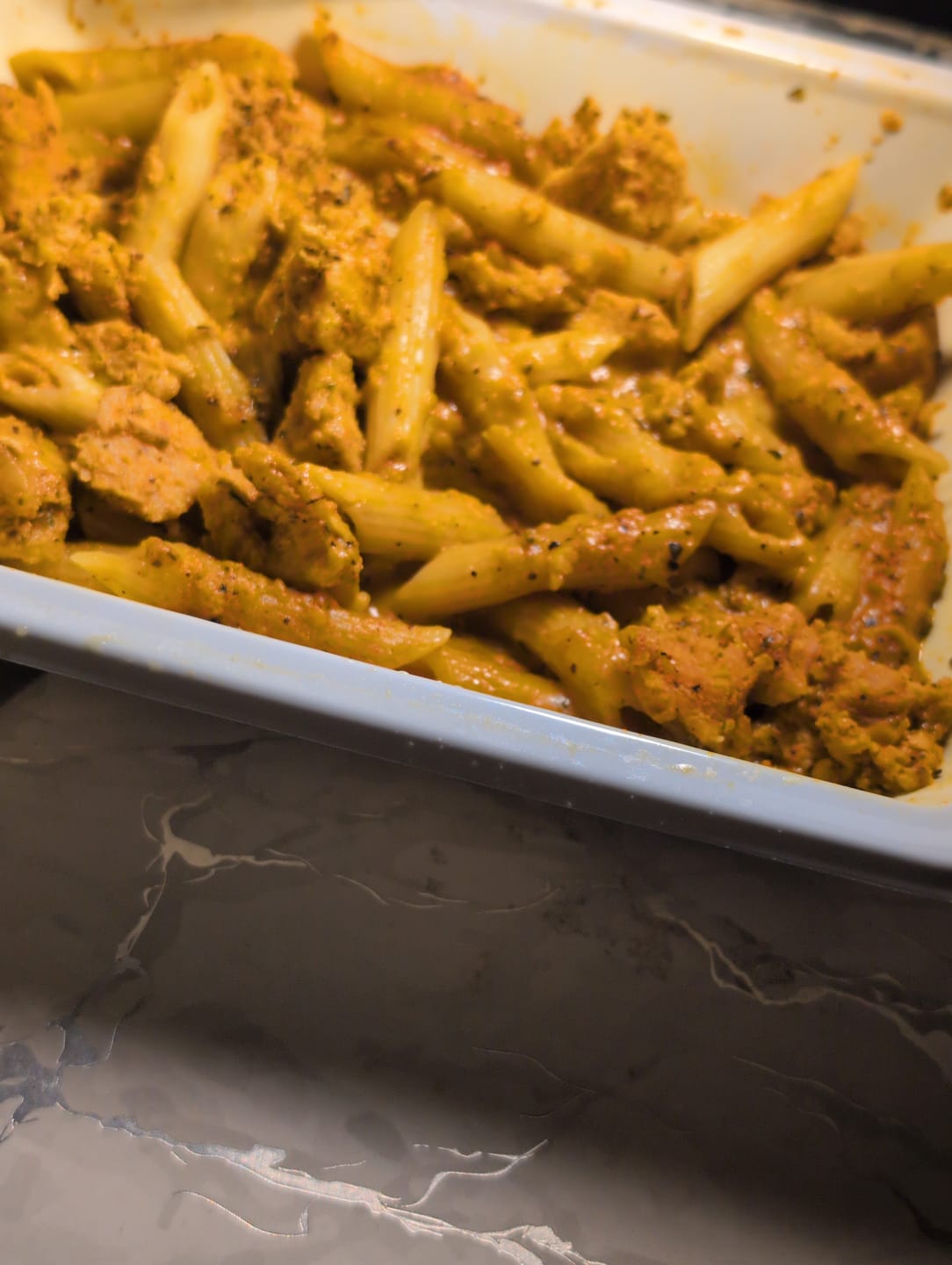 Customer photo review of Creamy Blackened Chicken Pasta
