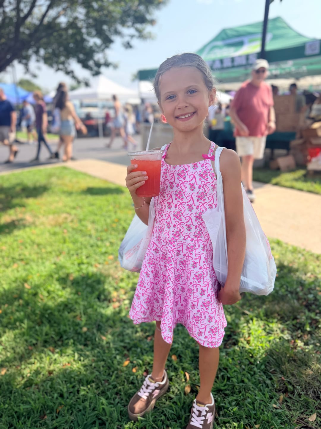 Customer photo review of Scallop Athleisure Dress ~ Bow Blossom