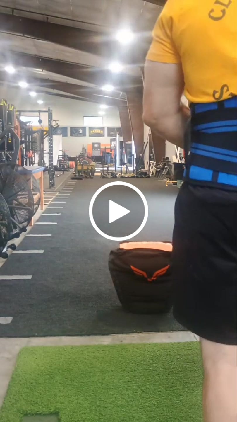 Customer video review of Evolution Athletics Support Belt