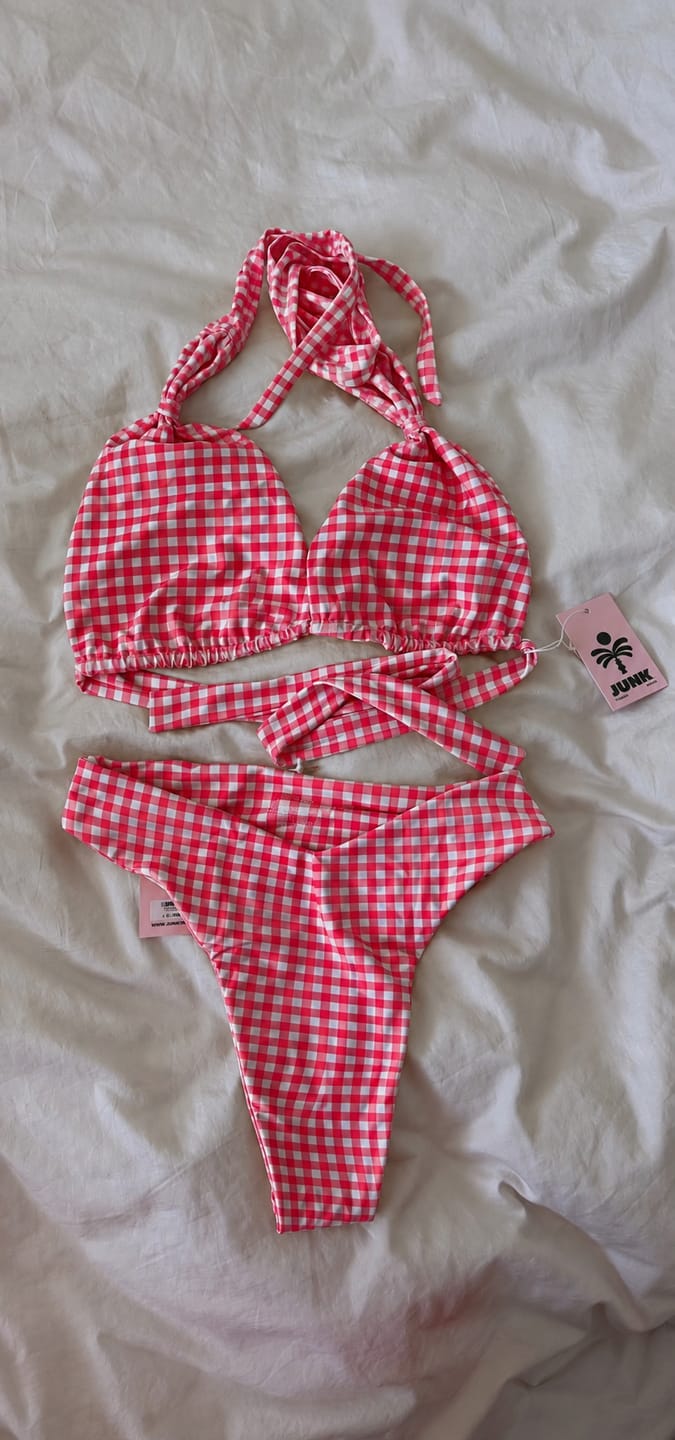 Customer photo review of Sydney Top - Gingham