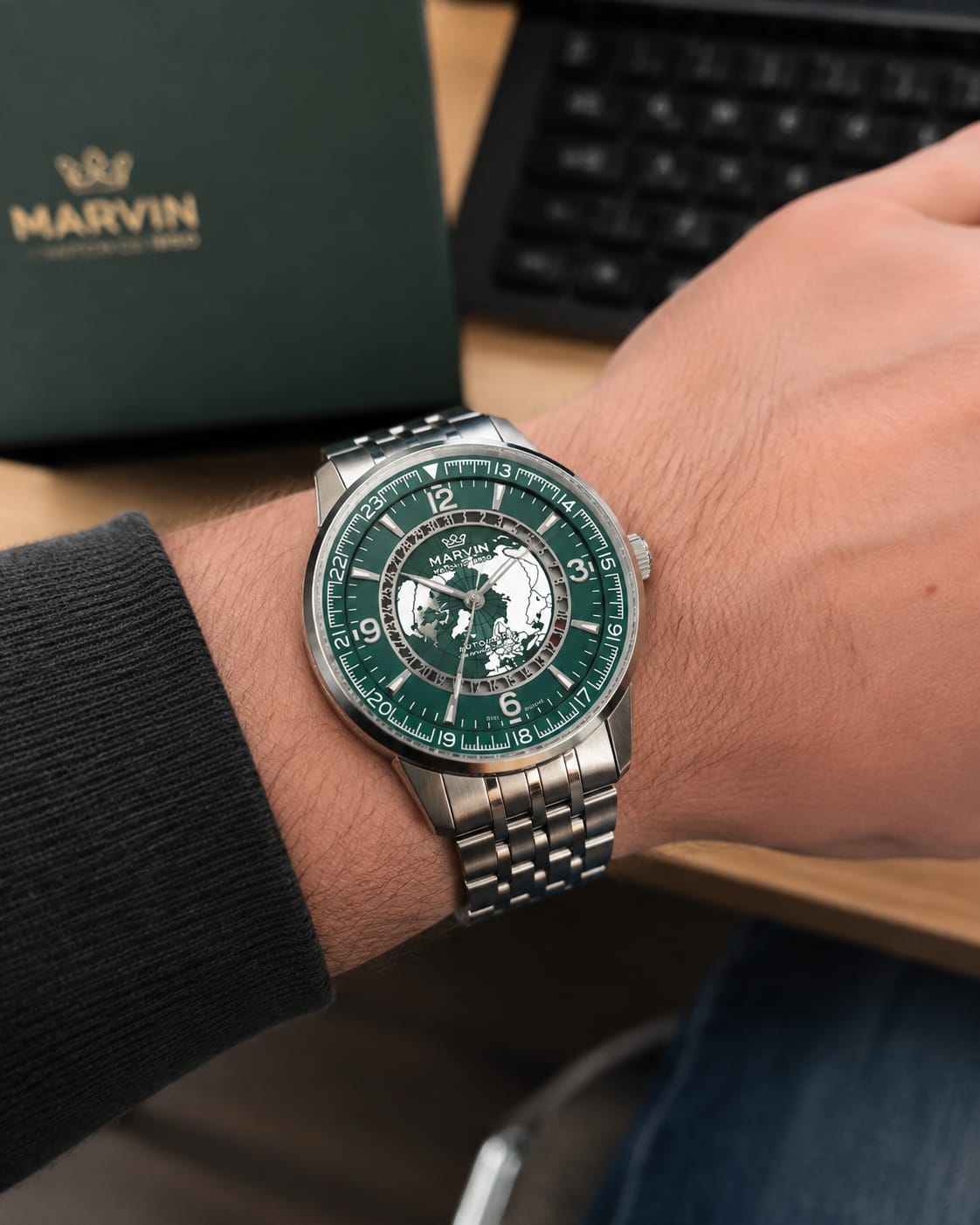 Customer photo review of Marvin Origin Heritage Automatic Watch