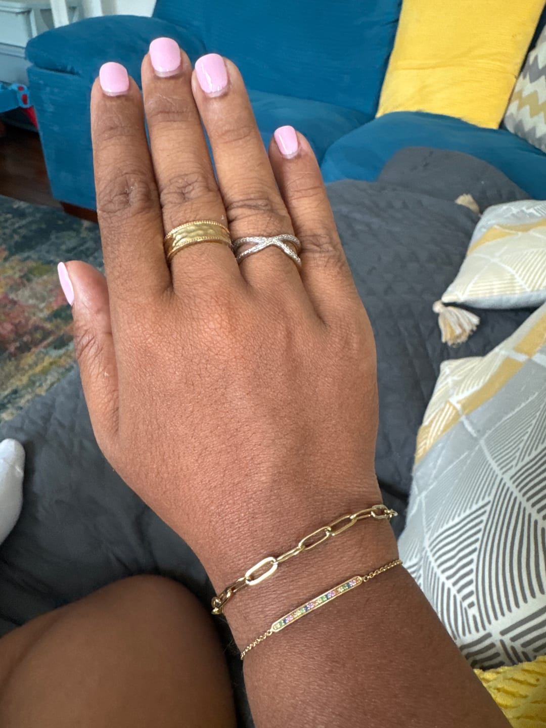 Customer photo review of Paperclip Bracelet